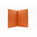 Exacompta Guildhall Square Cut Folder 315gsm Foolscap Orange (Pack of 100) FS315-ORGZ GH14099