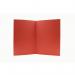 Exacompta Guildhall Square Cut Folder 315gsm Foolscap Red (Pack of 100) FS315-REDZ GH14100