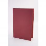 Exacompta Guildhall Square Cut Folder 315gsm Foolscap Red (Pack of 100) FS315-REDZ GH14100