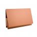 This photograph features a vibrant orange Exacompta Guildhall Probate Document Wallet from Guildhall Legal. The 315gsm wallet is designed to securely hold important legal documents, making it a reliable choice for professionals.