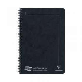 Clairefontaine Europa Notemakers Notebook A5 Black (Pack of 10) 4852 GH14852