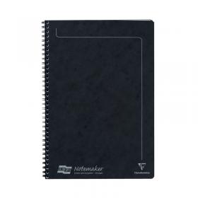 Clairefontaine Europa Notemakers Notebook A4 Black (Pack of 10) 4862 GH14862