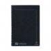 This A4 black notebook has a wirebound design and is made by Europa. It features the Clairefontaine Notemakers logo and comes in a convenient pack of 10.