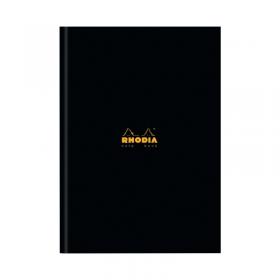 Rhodia Business A4 Book Casebound Hardback 192 Pages Black (Pack of 3) 119230C GH15278