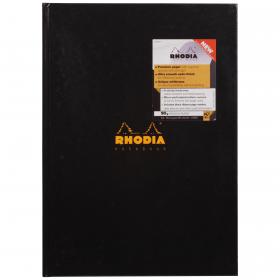 Rhodia Business A4 Book Casebound Hardback 192 Pages Black (Pack of 3) 119230C GH15278