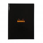 Rhodia Business A5 Book Casebound Hardback 192 Pages Black (Pack of 3) 119231C GH15279