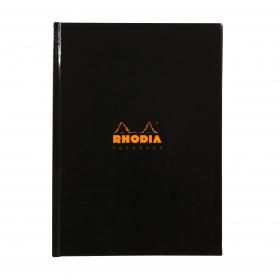 Rhodia Business A5 Book Casebound Hardback 192 Pages Black (Pack of 3) 119231C GH15279