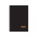 Rhodia Black A5 Wirebound Business Book (Pack of 3) 119233C GH15281