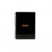 Rhodia Black A5 Wirebound Business Book (Pack of 3) 119233C GH15281