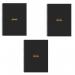 Rhodia Meeting A4 Book Wirebound Hardback Black 160 Pages (Pack of 3) 119238C GH15286