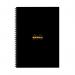 Rhodia Meeting Book A4 Wirebound Hardback Black 160 Pages (3 Pack) 119238C GH15286