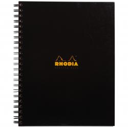 Cheap Stationery Supply of Rhodia Meeting A4 Book Wirebound Hardback Black 160 Pages (Pack of 3) 119238C GH15286 Office Statationery