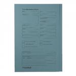 Guildhall Pre-Printed Square Cut Folders Blue (Pack of 100) 211/1100Z