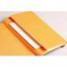 Clairefontaine Rhodiarama Notebook 80 Lined Pages A5 Silver Cover 117401C GH17401