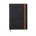 Rhodiarama Soft Cover Notebook 160 Pages A5 Black 117402C GH17402