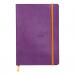 Rhodiarama Soft Cover Notebook 160 Pages A5 Purple 117410C