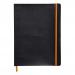 Rhodiarama Soft Cover Notebook 160 Pages B5 Black 117502C