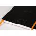 Clairefontaine Rhodiarama Italian Leatherette Meeting Book A5+ Black 117782C GH17782