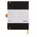 Clairefontaine Rhodiarama Italian Leatherette Meeting Book A5+ Black 117782C GH17782
