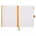 Clairefontaine Rhodiarama Italian Leatherette Meeting Book A5+ Taupe 117784C GH17784