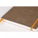Clairefontaine Rhodiarama Italian Leatherette Meeting Book A5+ Taupe 117784C GH17784