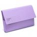 Guildhall Document Wallets Foolscap Violet (Pack of 50) GDW1-VLT GH22011