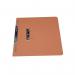 This photo features a set of 50 orange pocket transfer files from Exacompta Guildhall. The spiral design and 315gsm material make them durable for storing important documents. Each file is labeled with the Guildhall Transfer logo.