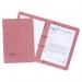 Exacompta Guildhall Transfer Spiral File 315gsm Foolscap Pink (Pack of 50) 348-PNK GH22133