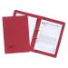 Exacompta Guildhall Transfer Spiral File 315gsm Foolscap Red (Pack of 50) 348-RED GH22134