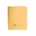 The picture shows two spiral pocket files in vibrant yellow from Exacompta. These durable files have a transfer mechanism and can hold up to 315gsm of Foolscap sized documents. Perfect for organizing and transferring important papers in the office or at home.