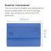Exacompta Forever Document Wallet Manilla Foolscap Bright Blue (Pack of 25) 2115001 GH22881