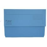 Exacompta Forever Document Wallet Manilla Foolscap Bright Blue (Pack of 25) 211/5001 GH22881