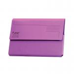 Exacompta Forever Document Wallet Manilla Foolscap Bright Purple (Pack of 25) 2115005 GH22883