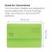 Exacompta Forever Document Wallet Manilla Foolscap Bright Green (Pack of 25) 2115004 GH22886