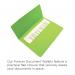 Exacompta Forever Document Wallet Manilla Foolscap Bright Green (Pack of 25) 2115004 GH22886
