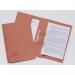 Exacompta Guildhall Heavyweight Transfer Spiral Pocket File Foolscap Orange (Pack of 25) 2116004 GH23037