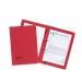 Exacompta Guildhall Heavyweight Transfer Spiral Pocket File Foolscap Red (Pack of 25) 2116005 GH23038