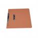 An orange pack of 25 transfer and pocket files from Guildhall, made with heavy-duty 420gsm material. Each file features a spiral design and can hold foolscap-sized documents. Ideal for keeping important papers organized and secure in any office or home setting.