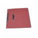 In the photo, the Exacompta Guildhall Heavyweight Transfer Spiral File is shown in vibrant red color. The file features a sturdy 420gsm construction, making it durable and long-lasting. The pack contains 25 files, each designed to hold foolscap sized documents. The spiral binding allows for easy flipping through pages, making it ideal for keeping important papers organized. Overall, the file has a professional look and is a practical choice for storing and transporting files.