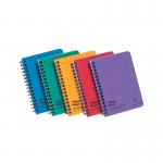 This picture shows a pack of 10 A6 size Clairefontaine Europa Wirebound Notemakers. The notepads come in an assortment of colors and feature the iconic Europa logo on the front cover. Each notemaker is wirebound and perfect for note-taking or journaling.