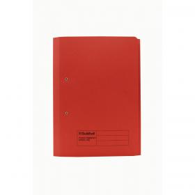 Exacompta Guildhall RHand Transfer Spiral Pocket File 315gsm Foolscap Red (Pack of 25) 2119065Z GH25489