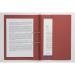 Exacompta Guildhall R/Hand Transfer Spiral Pocket File 315gsm FC Red (Pack of 25) 211/9065Z