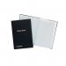 The image shows a stack of sturdy meeting pads and a bound minute book, all made by Exacomptas Guildhall brand. The minute book has indexed tabs and 160 pages, making it ideal for keeping organized meeting notes.