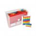 Exacompta 13 Pocket Expanding File Assorted 55298E GH42159