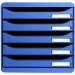 Exacompta Big Box Plus 5 Drawer Set Blue (Comes with label holders and inserts) 309779D GH42177
