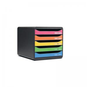 BIG-BOX Exacompta Iderama Big Box Plus 5 Drawer Set Harlequin 309798D
