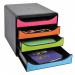 Exacompta Iderama Big Box 4 Drawer Set Harlequin 310498D GH42326