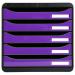Exacompta Iderama Big Box Plus Purple 5 Drawer Set (Height: 43mm) 3097220D GH42363