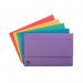 Exacompta Europa Pocket Wallet Foolscap Assorted A (25 Pack) 4790 GH4790