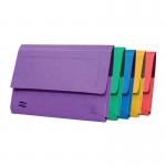 Exacompta Europa Pocket Wallet Foolscap Assorted A (Pack of 25) 4790 GH4790